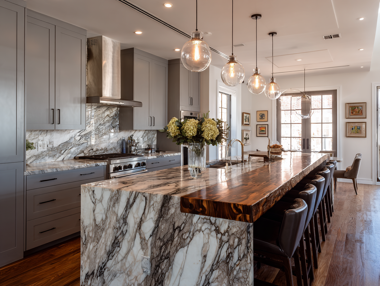 Two-tone kitchen remodel